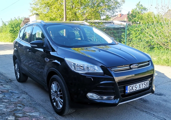 Ford Kuga cena 48400 przebieg: 134000, rok produkcji 2014 z Skarszewy małe 497